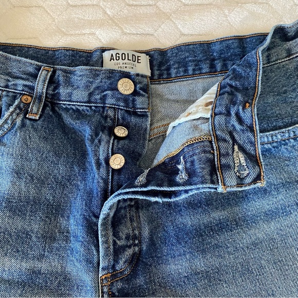 AGOLDE Parker Vintage Cut Off Denim
Shorts Rock Steady Size 32 - Picture 4 of 14